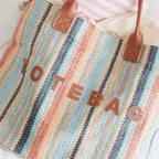 Elise Striped Tote Bag
