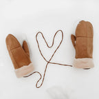 Plush Tie-on Mittens