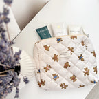 3 PCS Teddy Bear Makeup Bags