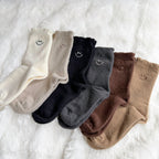 Fuzzy Happy Face Socks Pack