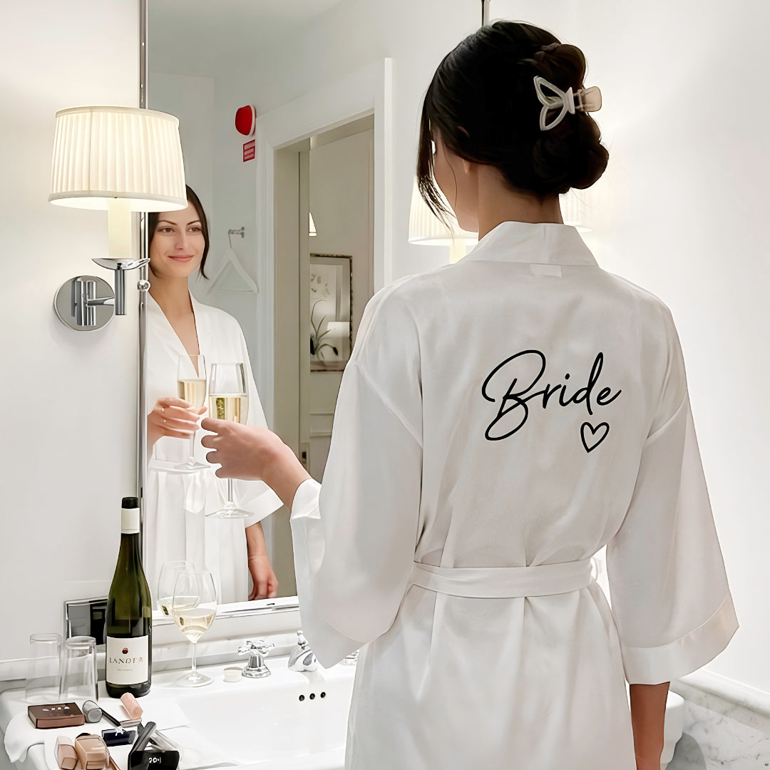 Bridal Party Satin Robe