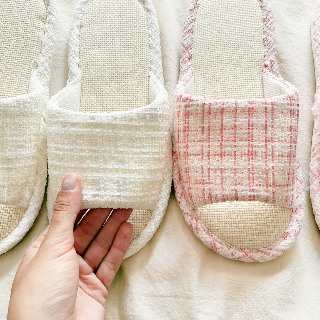 Zoey Linen Slippers