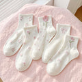 Lila Floral Socks Pack