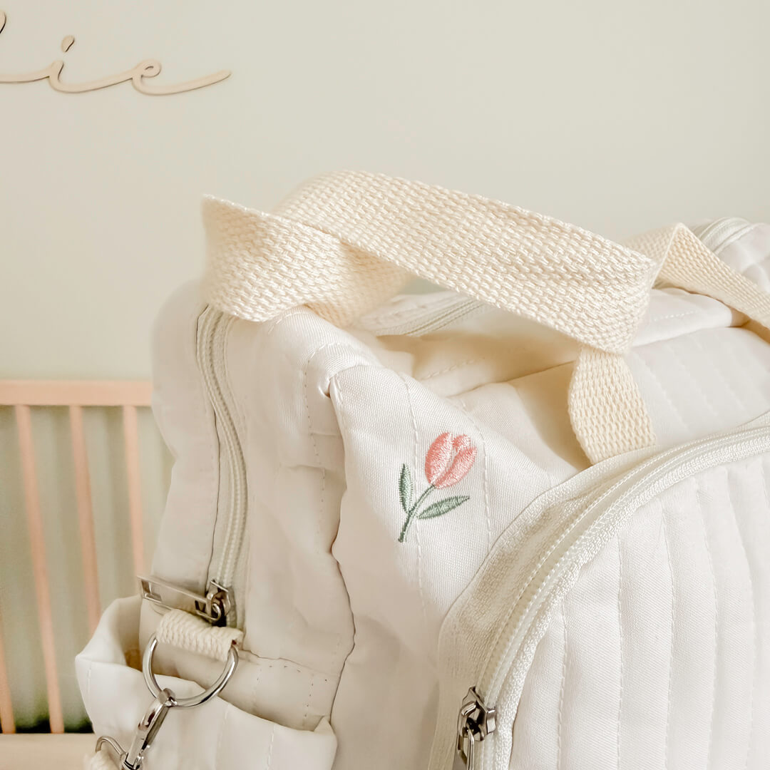 Multi-Pocket Diaper Shoulder Bag