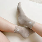 Audrey Bow Grip Socks Pack