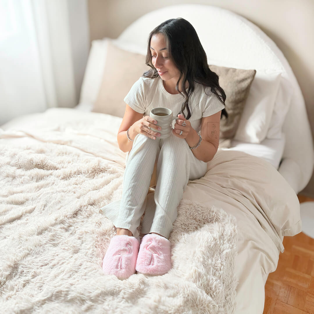 Flamingo Plush Slippers