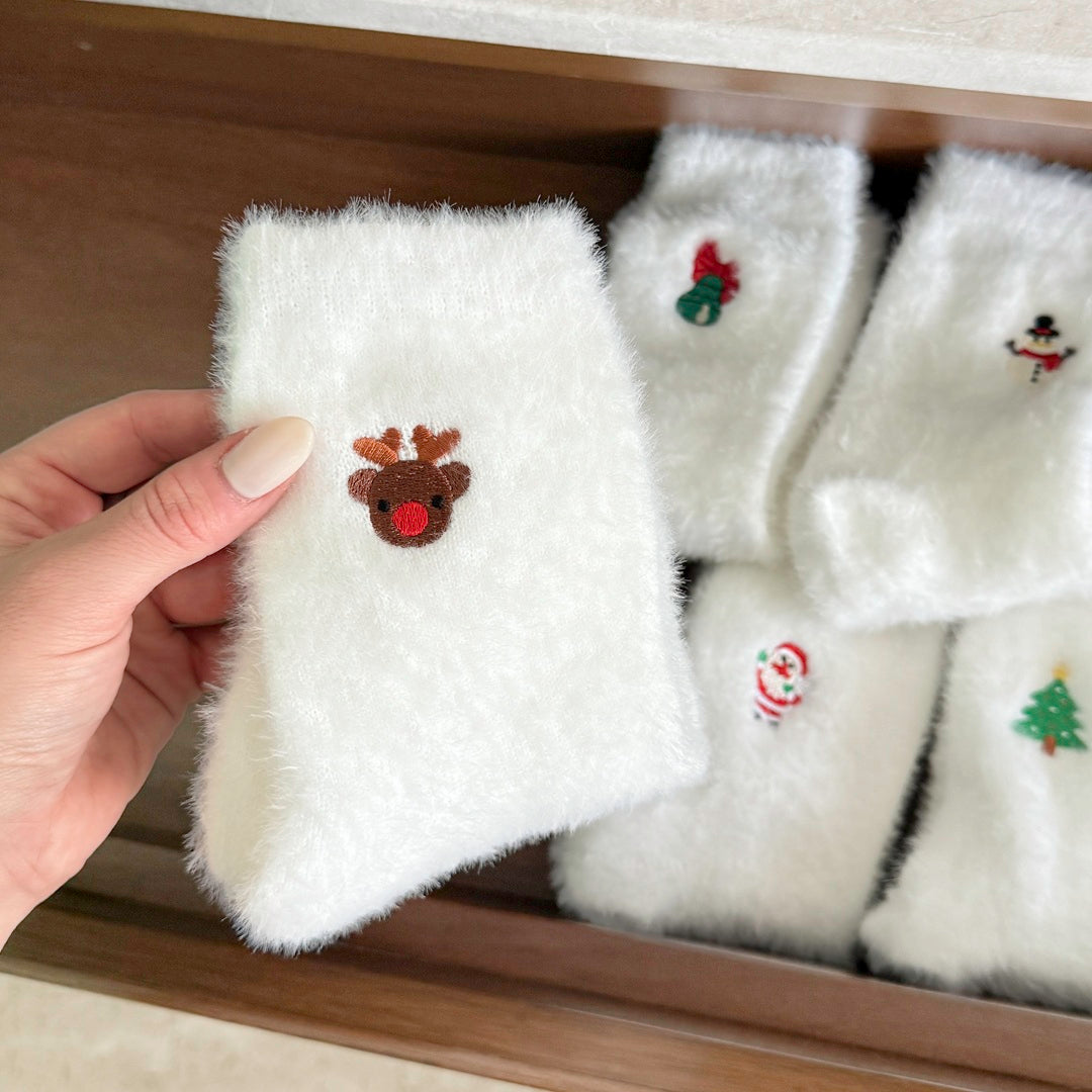 Fuzzy Christmas Socks Pack