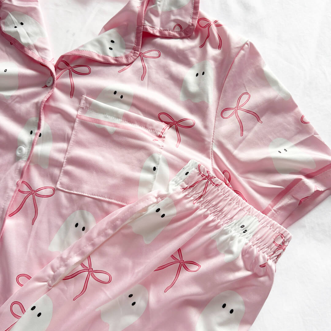Boo & Bow Pajama Set