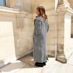 Stella Houndstooth Trench Coat