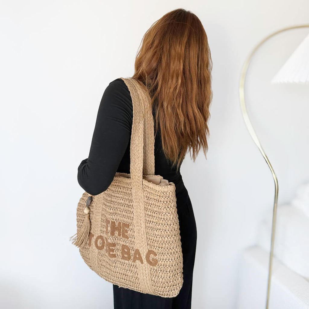 Maddie Straw Tote Bag