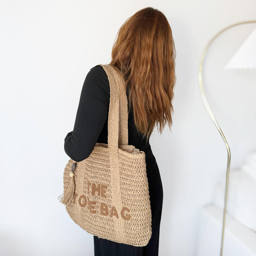Maddie Straw Tote Bag